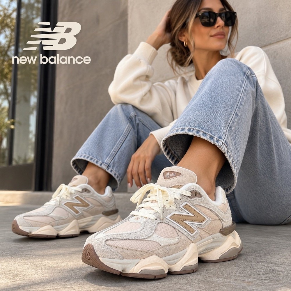 New Balance 9060 U9060CCB Women's 7 Beige Cream Taupe Sneakers New
